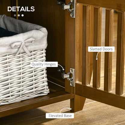 Shoe Bench with Storage Cabinets ( Amazon Shipping)（Prohibited by WalMart）