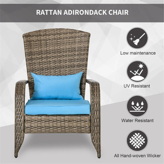 Rattan  Chair/ Garden chair  -Pink ( Amazon Shipping)（Prohibited by WalMart）