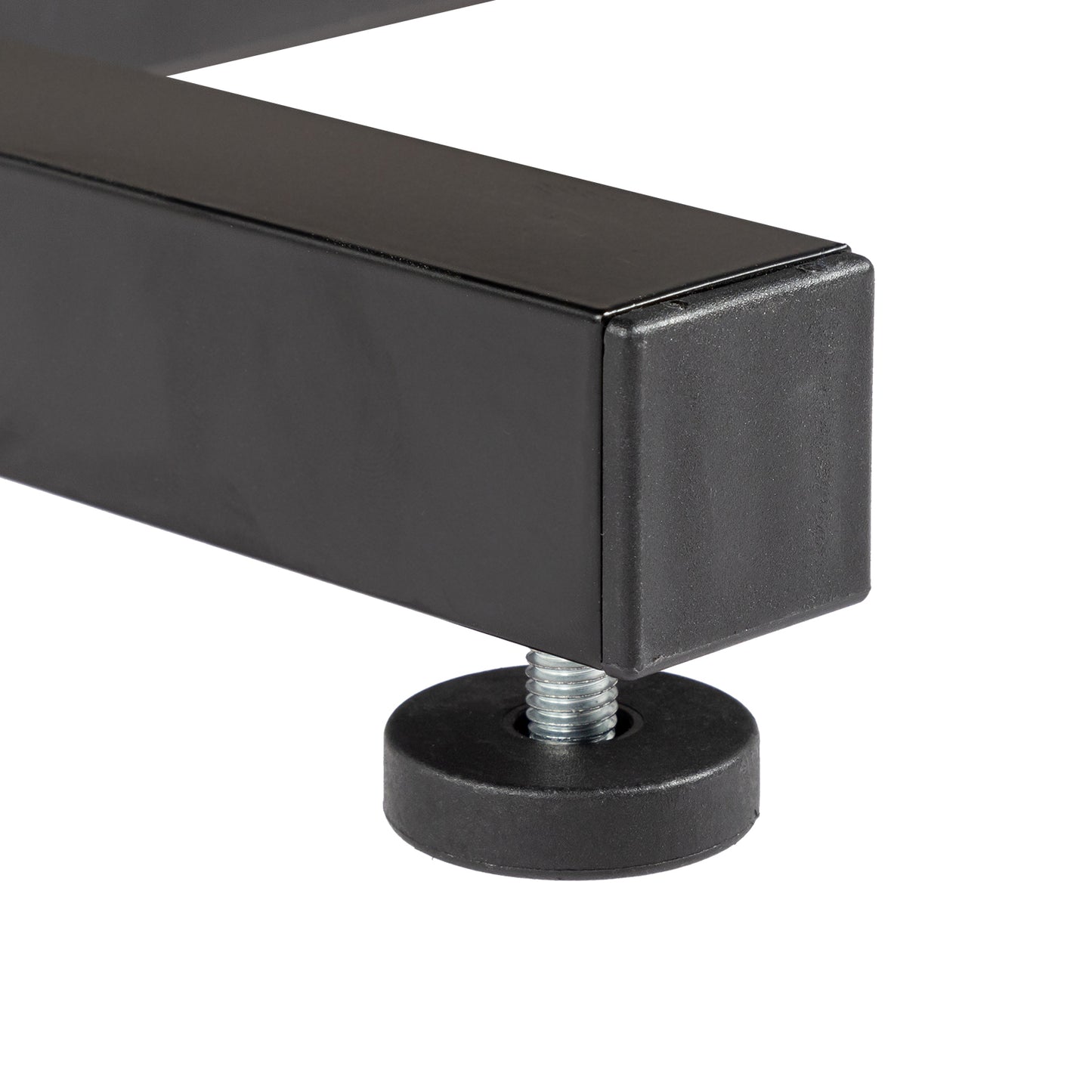 Black Wood Grain P2 15MM Particle Board with Melamine Coating Adjustable Computer Desk with 3 USB + 2 AC Outlets