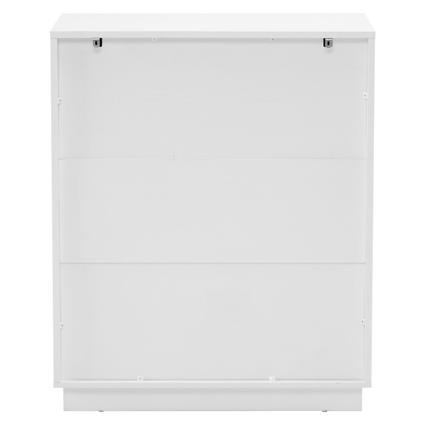 White P2 Particle Board and Density Board 724194cm Wavy Pattern Drawer Front Four-Level Five-Drawer Cabinet