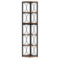 MonoWood 67 inch Tall Corner Shelf, 6 Tier Rustic Corner Bookshelf Bookcase Storage Rack Standing Shelving Unit