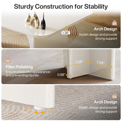 MonoWood 63-Inch Large Desk, Modern Home Office Computer Desk for 1-2 Person