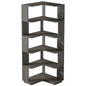 MonoWood 6-Shelf Corner Bookshelf, 6-Tier Tall Bookcase with Baffles, Multifunctional Book Shelves Storage Display Stand