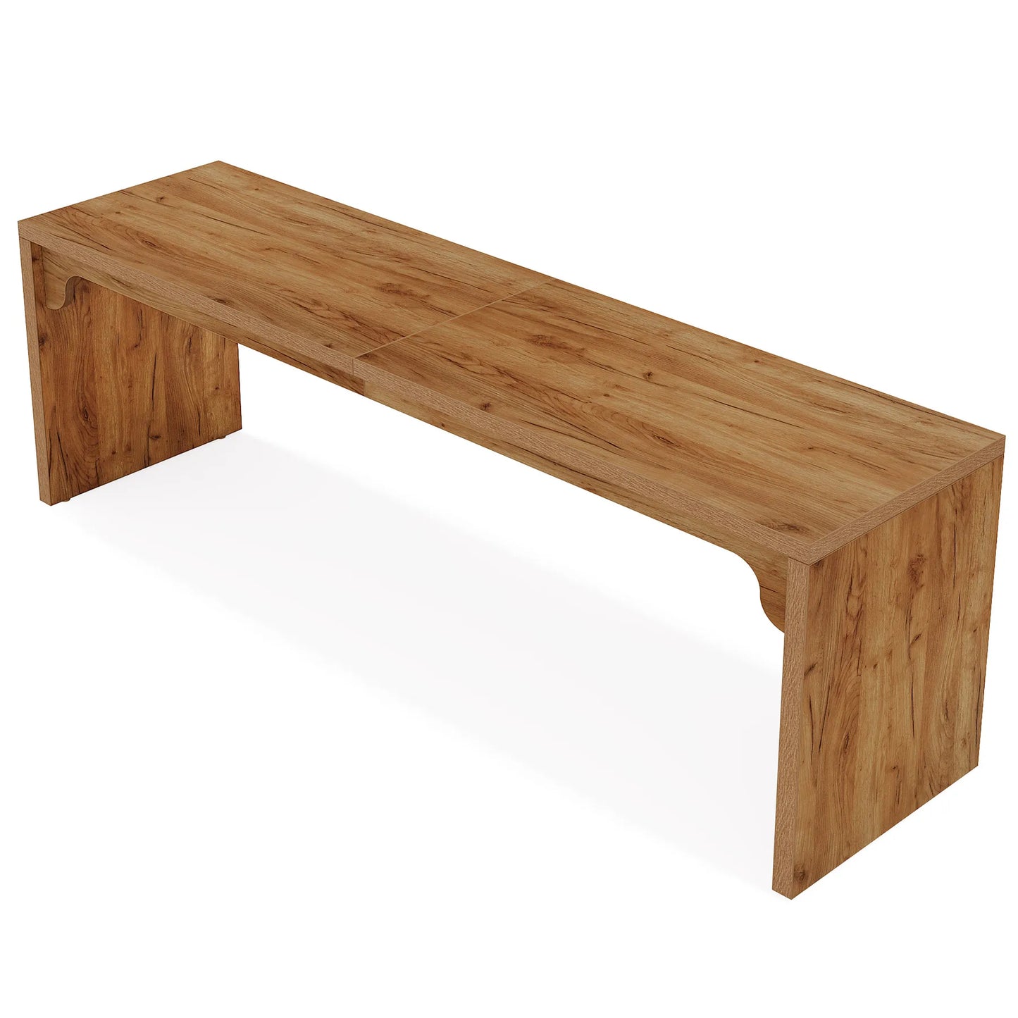 MonoWood 78.7 Inches Long Computer Desk, Wooden Extra Long Desk Double Desk Workstation, 2 Person Desk for Home Office