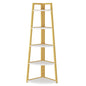 MonoWood Bookcase Corner Book Shelf Rack Wood Bookshelf Storage Shelves