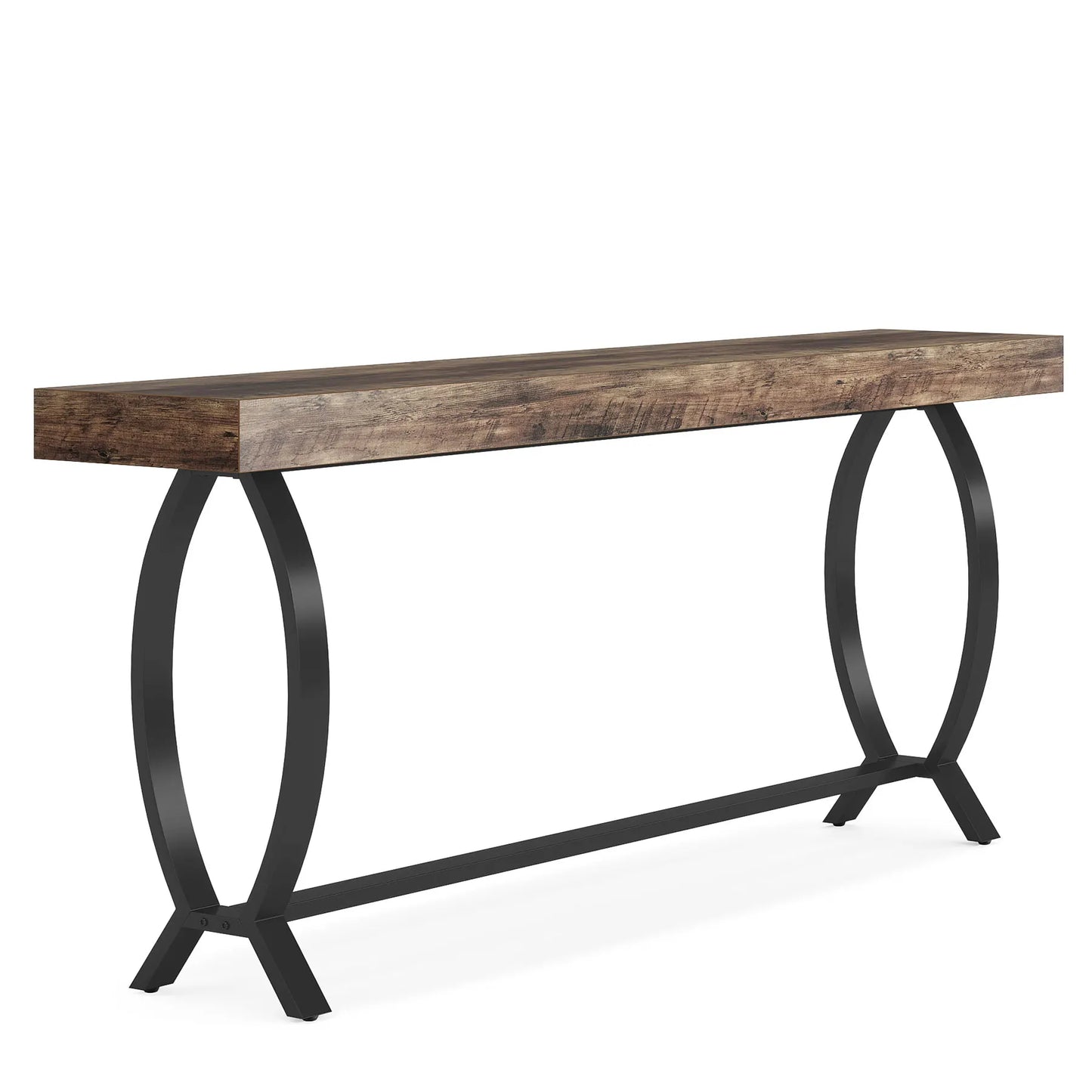 MonoWood Console Foyer Table for Entryway: 70.87-Inch Narrow Long Entryway Entry Table, Farmhouse Sofa Table Behind Couch