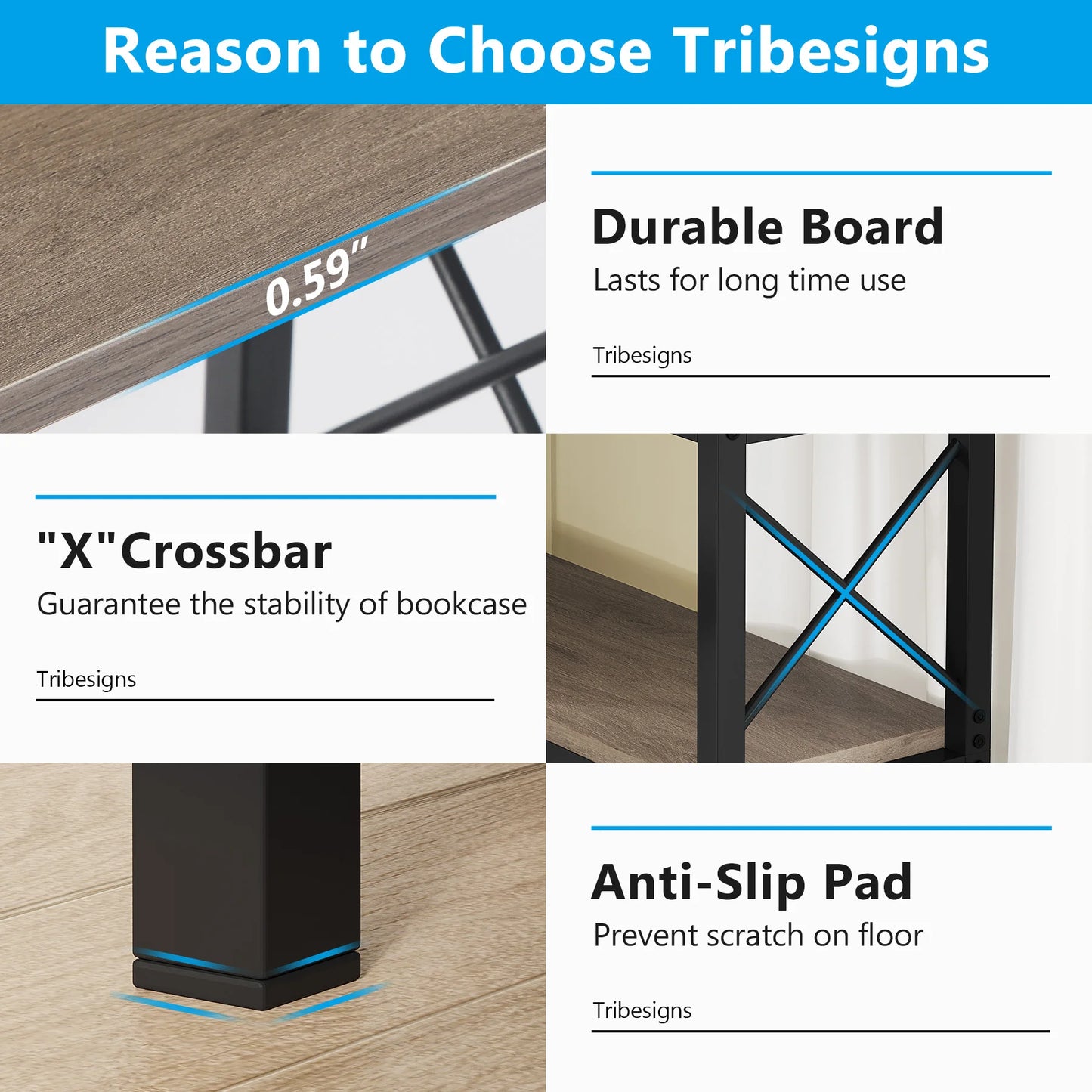 MonoWood 7-Shelf Corner Bookshelf,Large Modern Corner Bookcase, 7-Tier Tall Corner Shelf Storage Display Rack with Metal Frame