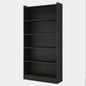 MonoWood Storage Display Bookcase 5 Layer White Modern Book Storage Organizer Display Shelf Rack