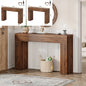 MonoWood 63-Inch Long Console Table, Farmhouse Wooden Sofa Table Behind The Couch, Narrow Entryway Table for Entrance, Hallway