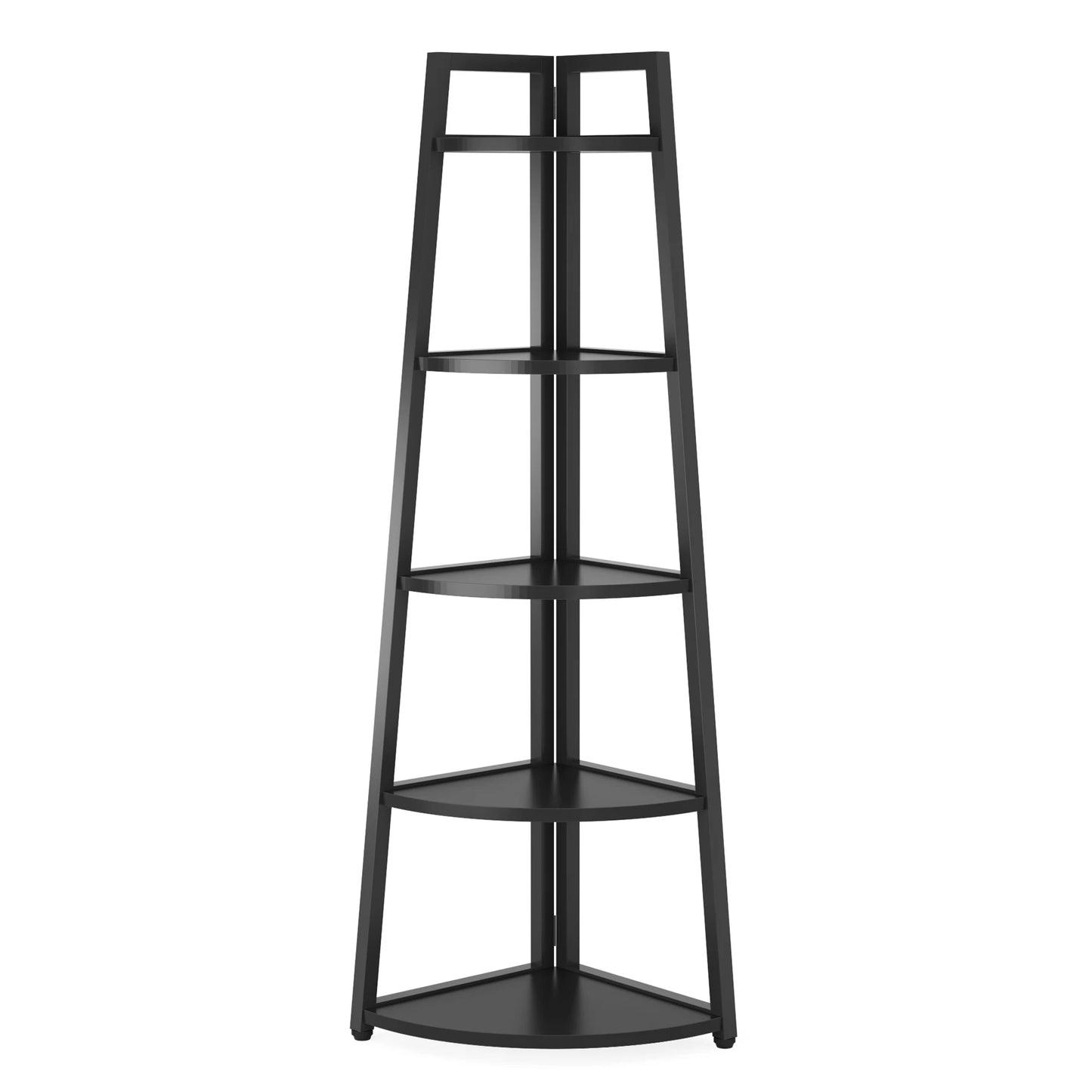 MonoWood Bookcase Corner Book Shelf Rack Wood Bookshelf Storage Shelves