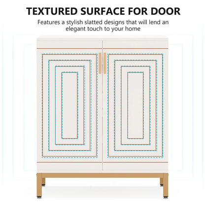 MonoWood WAY TO ORIGIN Shoe Cabinet, 20 Pairs Modern Shoe Storage Cabinet with Doors