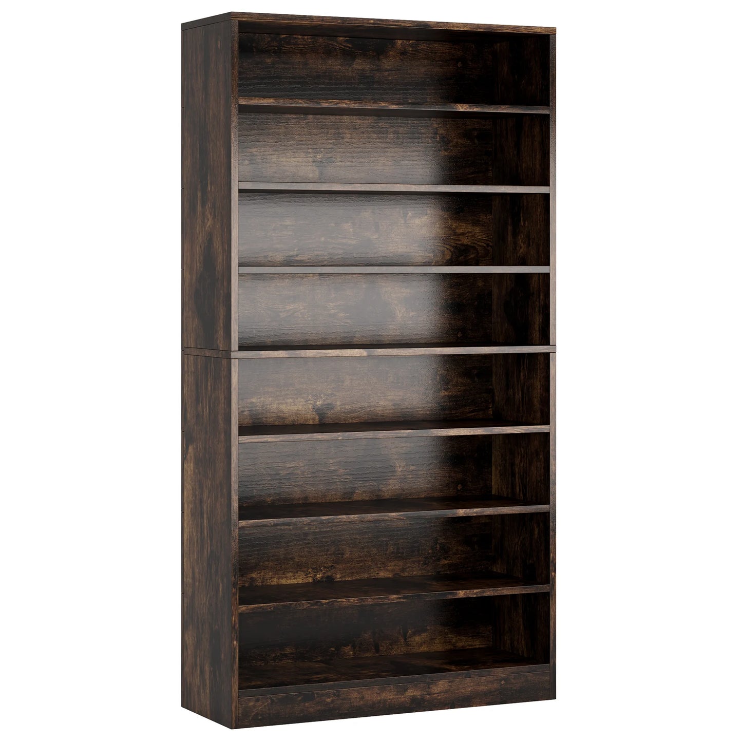 MonoWood 71 Inch Tall Bookcase, Modern Freestanding Bookshelf 9 Tier Bookcases,Display Shelf Storage Cabinet Organizer