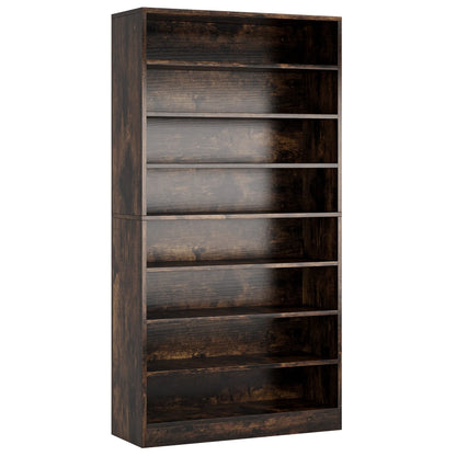 MonoWood 71 Inch Tall Bookcase, Modern Freestanding Bookshelf 9 Tier Bookcases,Display Shelf Storage Cabinet Organizer