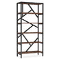 MonoWood Bookshelf 71" Industrial Etagere Bookcase 5 Shelf Display Rack For Living Room