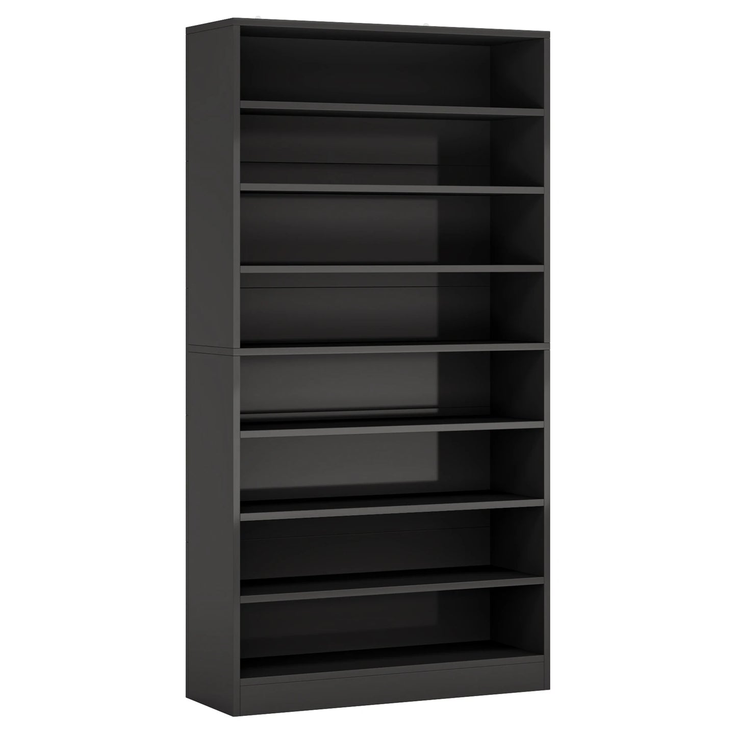 MonoWood 71 Inch Tall Bookcase, Modern Freestanding Bookshelf 9 Tier Bookcases,Display Shelf Storage Cabinet Organizer