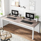 MonoWood 78.7 Inches Extra Long Computer Desk 2 Person Desk, Double Long Desk, Workstaion for Home Office