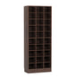 MonoWood 10-Tier Shoe Storage Cabinet, Wooden Shoe Rack with 30 Cubbies, Shoe Organizer Rack with Adjustable Partition
