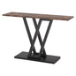 MonoWood 43 Inch Console Table Industrial Entryway Hallway Table  Living Room Furniture
