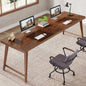 MonoWood 78.7" Extra Long Desk, Large 2-Person Computer Desk Writing Desk, Double Home Office Desk Study Work Table