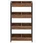 MonoWood 4-Tier Wood Utility Storage Shelves, Fruit and Vegetable Basket Stand for Kitchen, Office, Store, Supremarket