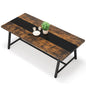 MonoWood Dining Table for 8 People, 70.87" Rectangular Wood Kitchen Table